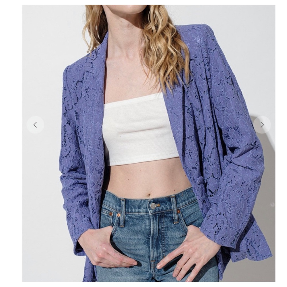 ShopEvelynne Purple Lace Jacket